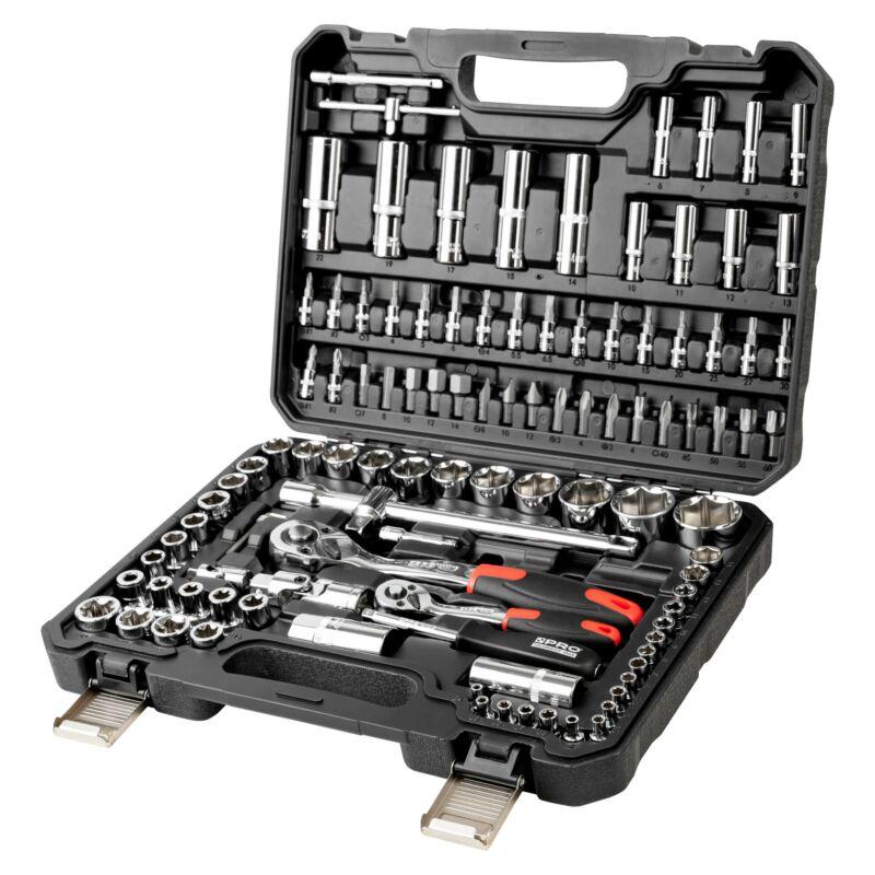 Instrumentu komplekts 1/2" un 1/4" 108 gab.PRO