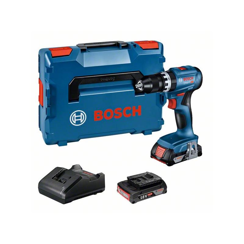 GSB 18V-45 2x 2.0Ah, GAL 18V-20, L-boxx