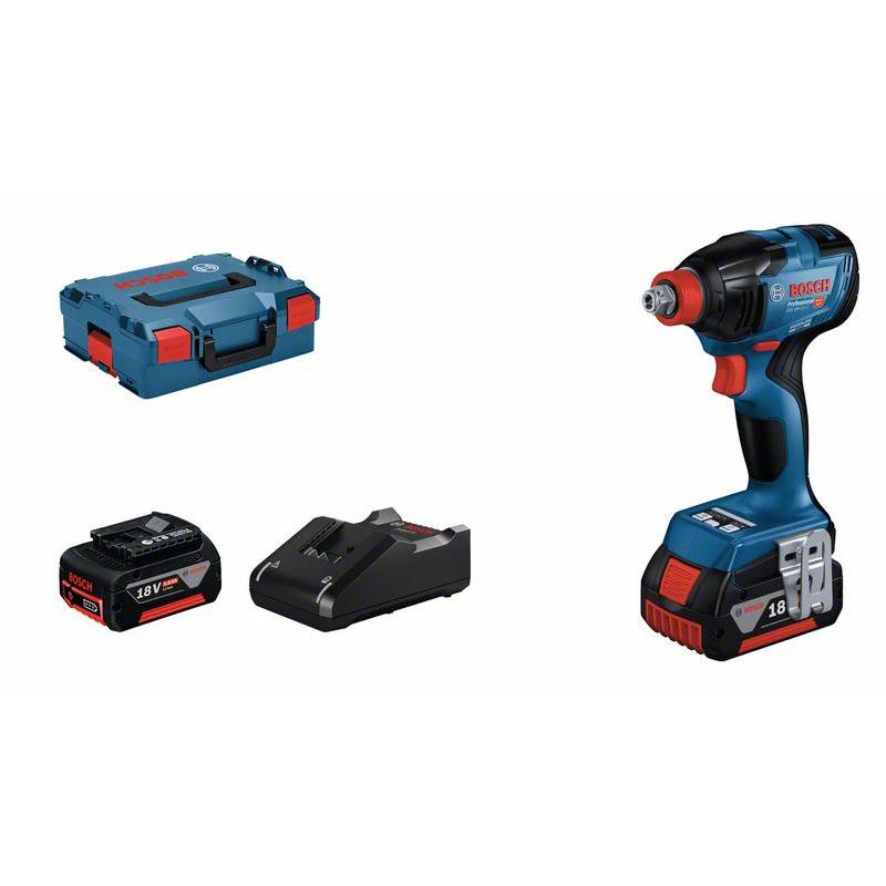 GDX 18V-210 C, 2x5.0 Ah; GAL 18V-40, LB