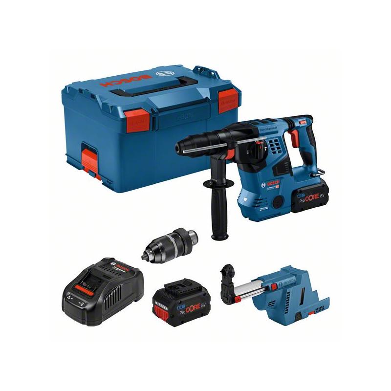 GBH 18V-28 CF 2x8.0Ah PC GAL1880 GDE 18V-16 CoM LB