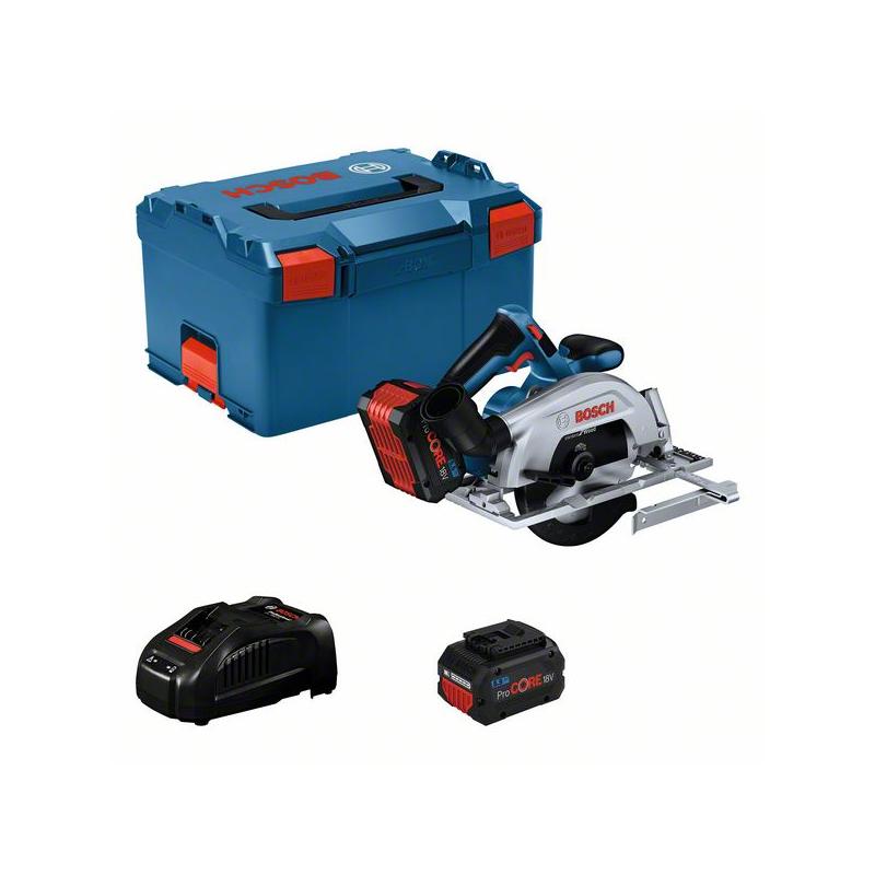 GKS 18V-57-2 2x5.5Ah ProC GAL 1880CV, L-boxx