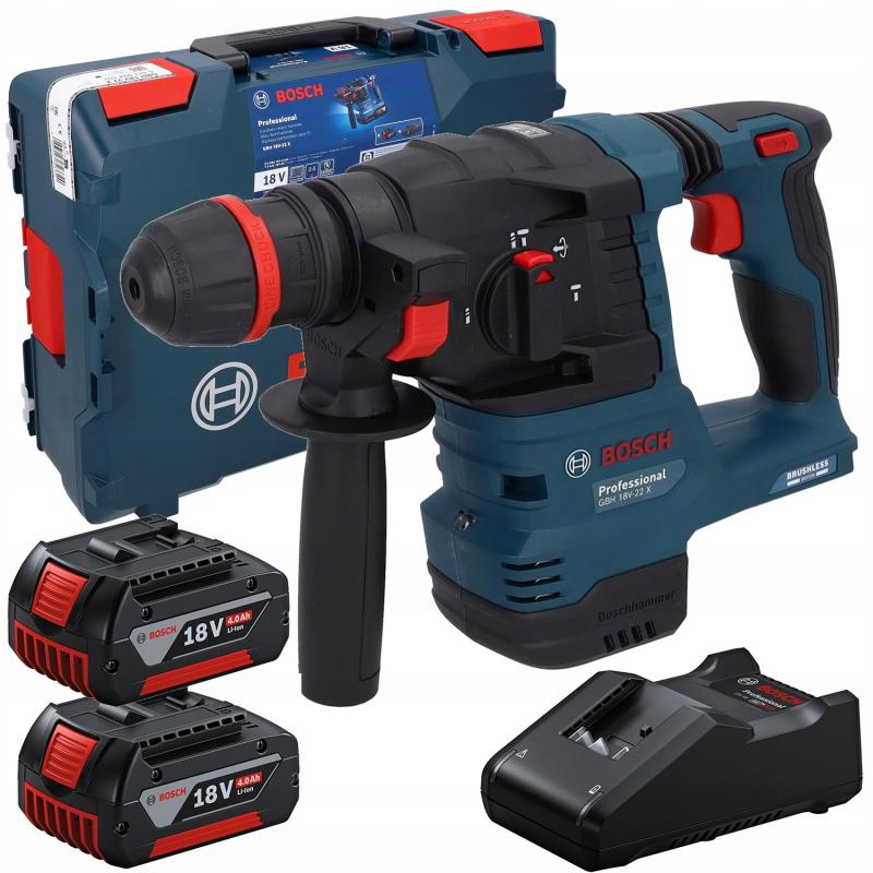 GBH 18V-22 X, 2x4,0Ah, GAL 18V-40; LB