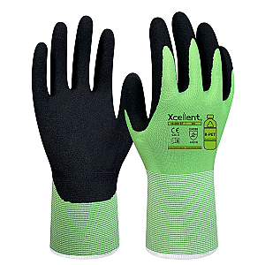 Pārstrādāta poliestera cimdi ar PU Xcellent