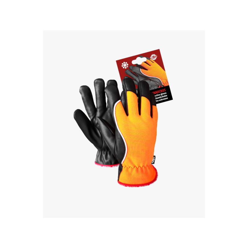 Ziemas cimdi oranži RMC 10 izm.