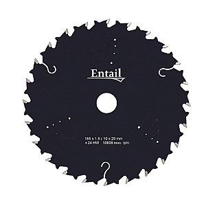 Cirkulārā zāģa disks kokam 165x1.5/1.0x24T