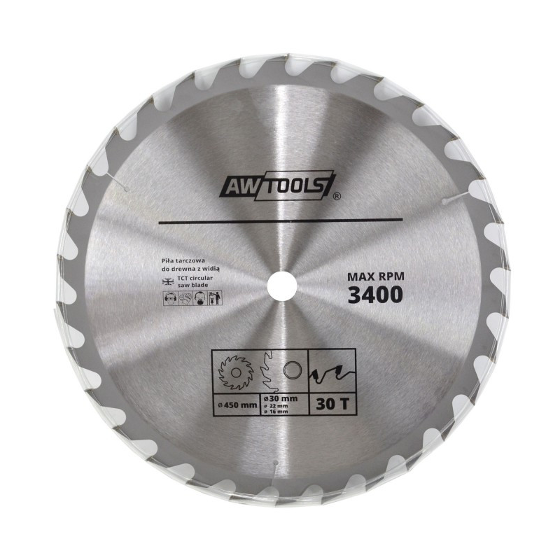 Cirkulārā zāģa disks kokam 190x30/22/16 mm 40Z AW tools