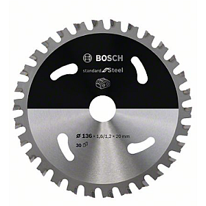 Cirkulārā zāģa disks metālam 136x20x1.6/1.2x30T