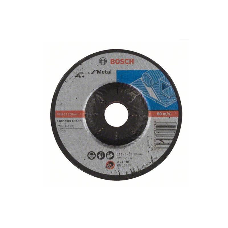 Slīpēšanas ripa metālam Standard 150X6 mm Bosch