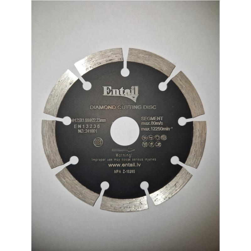 Dimanta griezējdisks 125mm x 22.23 mm