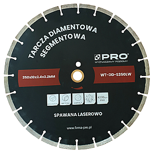 Dimanta griezējdisks 400x25.4 PRO Universāls