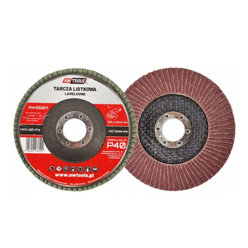 Lapiņdiski slīpēšanai 125 mm #80 AW Tools
